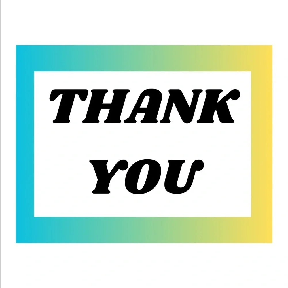Set of 10 Thank You Post Cards